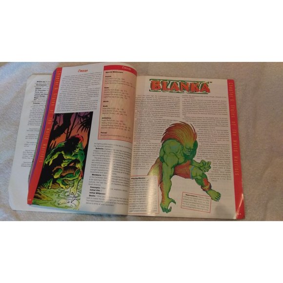 1994 Street Fighter The Storytelling Game Core Book RPG, rare vintage! No writin - Picture 6 of 9